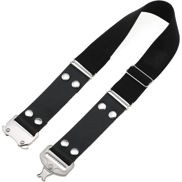 Жіночі готичні набедрені стрічки KUFUN, 2 шт., регульована пряжка, високі панчохи чорного кольору