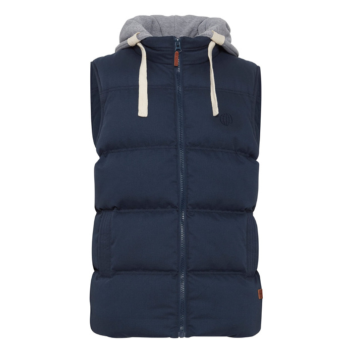 Чоловіча стібана жилетка Blend BHJens Outdoor темно-синього кольору (S, Navy)