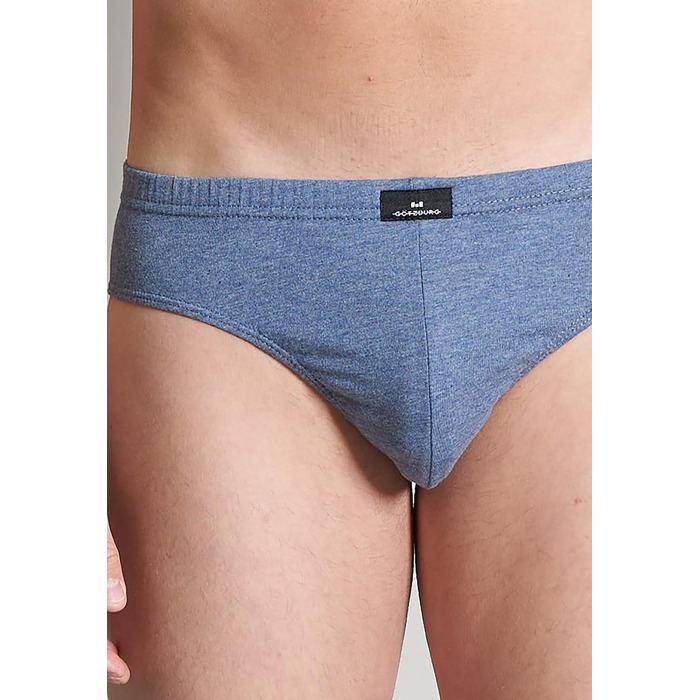 Труси чоловічі Götzburg без шва, бавовна, 10 шт. в упаковці, чорний та блакитний мікс (L)