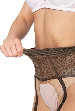 Шкарпетки-шкарпетки з візерунком BANANALU з відкритим кроком 20 Den XL Daino/Nero - 3 шт.