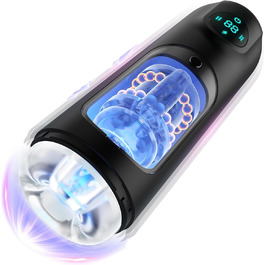 Електричний мастурбатор PINTLE для чоловіків з 8 режимами вібрації та телескопічною конструкцією