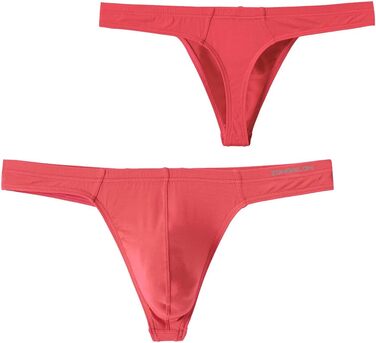 Танга для чоловіків BIATWOWR з еластичного матеріалу без етикетки, червоний (XXL)