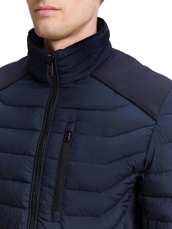 Чоловіча легка гібридна стібана куртка TOM TAILOR 1048127, колір Sky Captain Blue, розмір 3XL