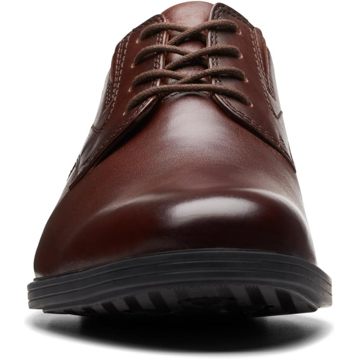 Чоловіча шкіряна кепка Clarks Whiddon, колір махагон (розмір 40 EU)