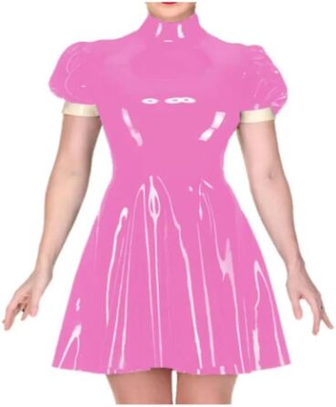 Чорне міні-плаття з еластичного кожзам, великий розмір XXL, для вечірок та клубів