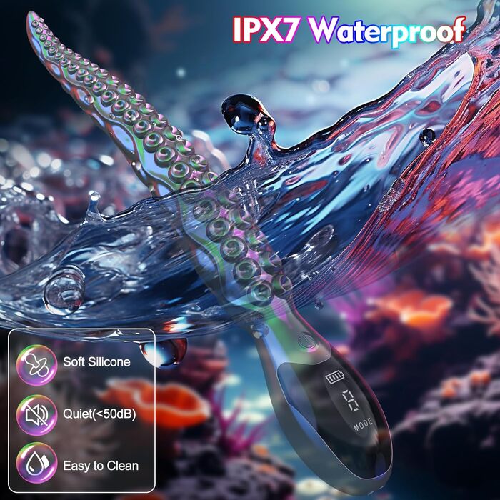 Вібратор для жінок з G-точкою, 9 режимів вібрації та LCD-дисплеєм, комплект