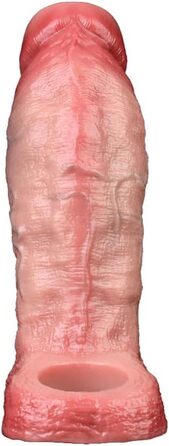 Реалістичний пеніс-чохол ZTHBYSB з потовщеним мошонкою, з рідкого силікону, для збільшення та затримки еякуляції, секс-іграшка для чоловіків та пар