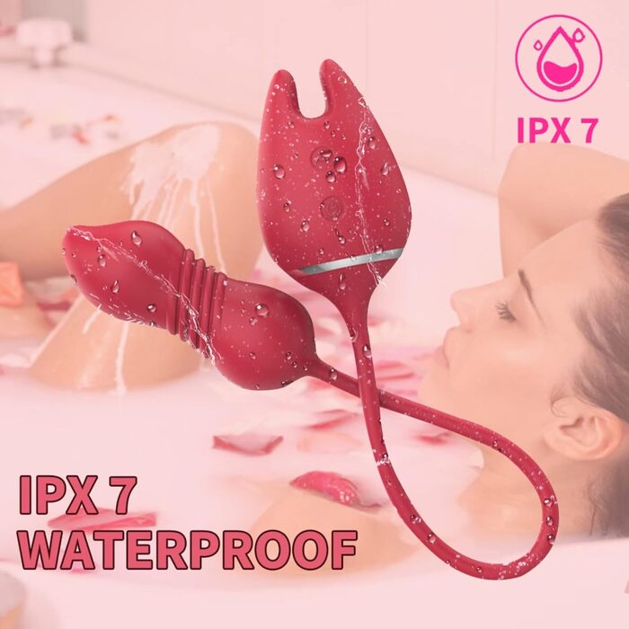 Вібраційний яєчко-вібратор для жінок: телескопічна іграшка для дорослих