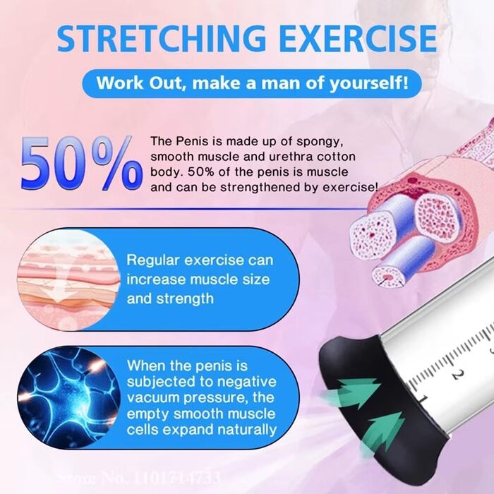 Електрична вакуумна помпа для чоловіків Guspiun Smart – тренажер для збільшення та покращення ерекції, 8 режимів, з функцією випуску повітря