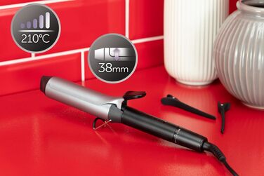 Плока щипці для завивки волосся Remington Pro Soft Curl CI6525, кераміко-турмалінове покриття, діаметр 25 мм, LCD-дисплей, 130-220°C