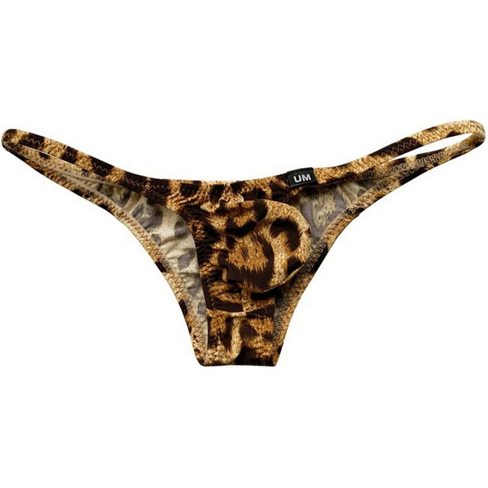 Танга чоловіча Faringoto Comfort з тонкого льону, низька талія, еластичні труси (6 пар), розмір L