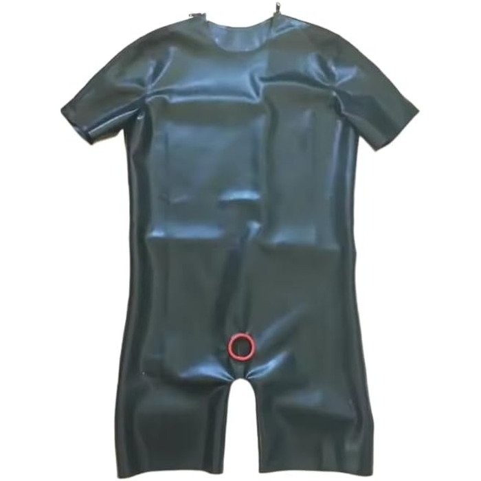 Комбінезон-боді з латексу HOUXINQWWP для чоловіків, чорний, 3XL, 0.4 мм