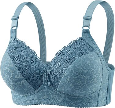 3er комплект бюстгальтерів без кісточок для жінок Push Up, великі груди, класичний комплект, м'який та зручний, для щоденного використання (чорний+синій+сірий), 95C