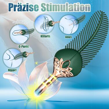 Вібратор для жінок PINTLE Klitoris Stimulator з 10 режимами – стимуляція G-точки, набір вібраторів, секс-іграшки для жінок та пар, тихий силіконовий вібратор, водонепроникний, USB-зарядка