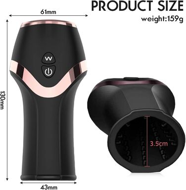 Електричний секс-іграшка для чоловіків Hrekssi з 12 режимами вібрації - стимулятор пеніса