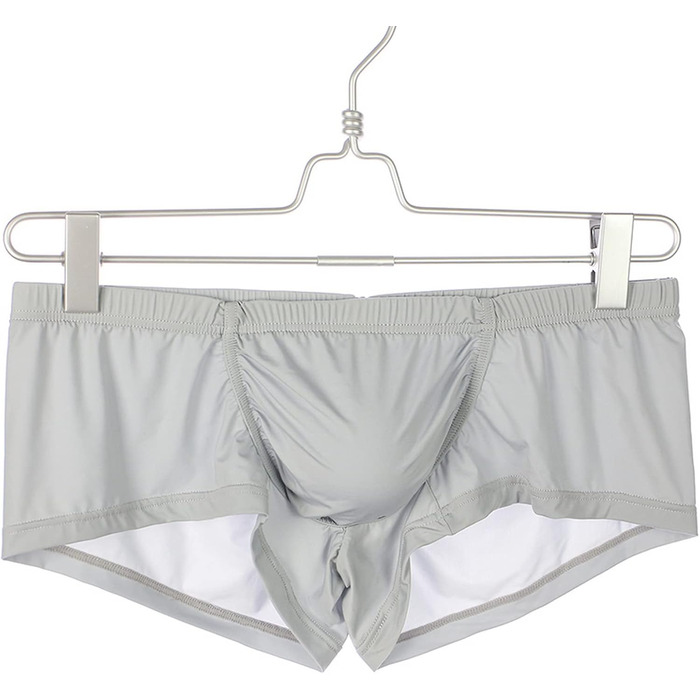 Шорти боксери чоловічі Faringoto, дихаюча білизна з шовковистого льону, труси боксери (XL, блакитний, чорний, білий, сірий, зелений)