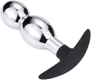 Анальний дildo з нержавіючої сталі для дорослих - SM іграшки для жінок та чоловіків