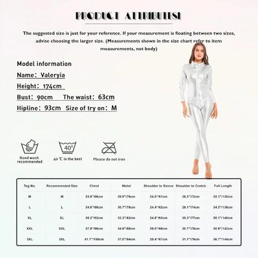 Жіночий комбінезон з довгим рукавом GRRKDFQ срібного кольору, розмір XXL