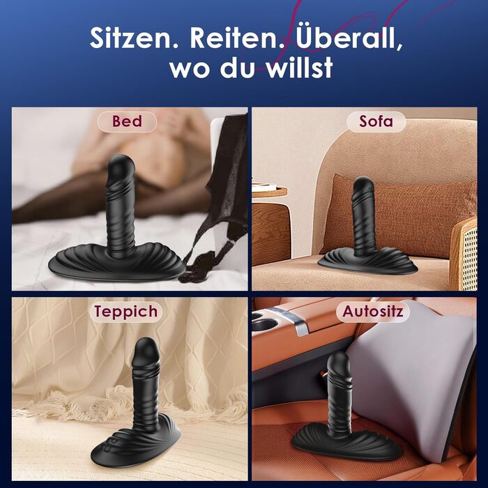 Анальний масажер з силікону з 10 режимами вібрації, анальний дildo для пар, BDSM, стимуляція простати (14 см)