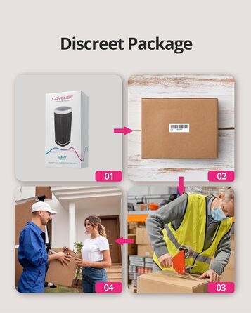 LOVENSE Calor Bluetooth - чоловічий мастурбатор з глибоким керуванням, автоматична вібрація, підігрів, секс-іграшка для чоловіків