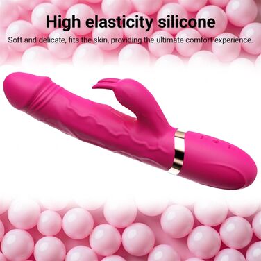 Вібратор G-Punkt Klassischer, 10 режимів вібрації, силіконовий дildo-вібратор, масажний стрижень, секс-іграшка для жінок та пар (чорний)