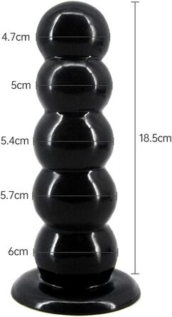 Анальні іграшки Rouck Saugnapf Groß Anapug: 5 куглів з присосками, для жінок та чоловіків