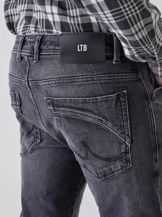 Чоловічі джинси LTB Roden Bootcut Fit синього кольору, низька посадка, стрейч (Adoni Wash, 40W/34L)