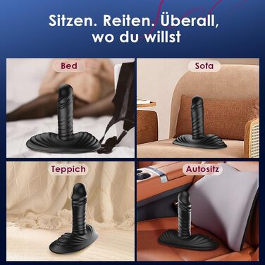 Анальний масажер з силікону з 10 режимами вібрації, анальний дildo для пар, BDSM, стимуляція простати (14 см)