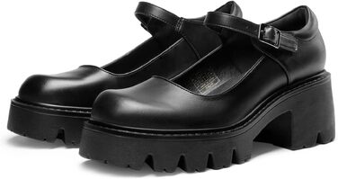 Жіночі туфлі Mary Janes DREAM PAIRS на масивній платформі, чорні, екошкіра (PU), розмір 39