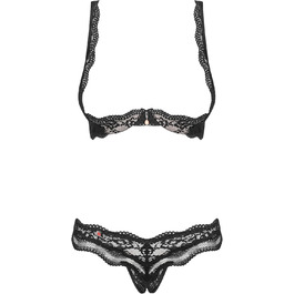 Бюстгальтер Obsessive M819 чорного кольору, L-XL