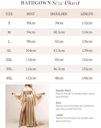 Шовковий халат для нареченої з мереживом, Kimono, довгі рукави, шампань, для весілля та вечірки