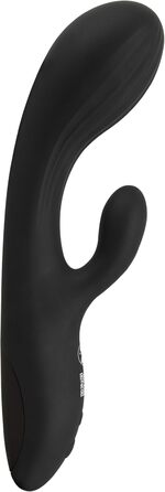 Вібратор Інтенс Кролик Чорний, 4,3 см, для G-точки