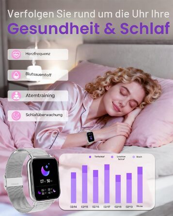 Смарт-годинник унісекс з Bluetooth-дзвінками, 1.85