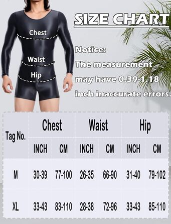 Чоловічий боді з прозорої тканини з довгими рукавами, бікіні-сліп, еластичний боді, глянцевий, шовковистий, комбінезон, чорний, XL