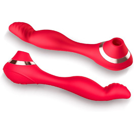 Вібратор для жінок 2-в-1 з масажером клітора та G-точкою, 10 режимів вібрації, JFRong