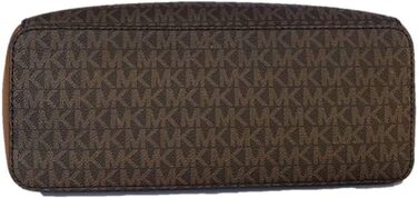 Жіноча сумка-тоут Michael Kors Charlotte Signature Large Top Zip Tote, коричнева