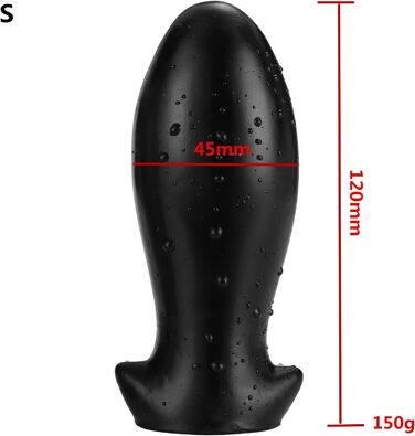 Анальний розширювач Soarvorfy з силікону для чоловіків та жінок, S/M/L/XXL, для масажу простати та G-точки