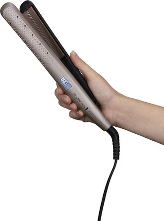 Випрямляч для волосся Remington Wet2Straight Pro S7970 для вологого та сухого волосся, з датчиком вологості та LCD-дисплеєм, 140-230°C