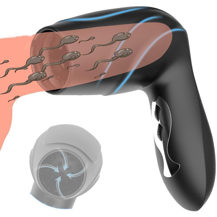 Електричний мастурбатор Kuaecr з 10 режимами вібрації, автоматичний, з телескопічною функцією та стимулятором еякуляції для чоловіків