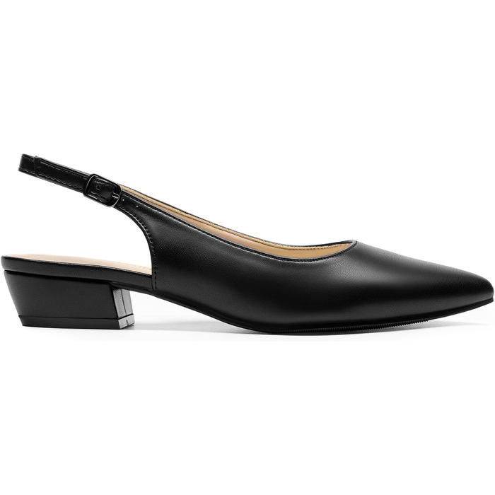 Жіночі класичні туфлі-човники Dream Pairs, закритий носок, чорні, розмір 40 EU