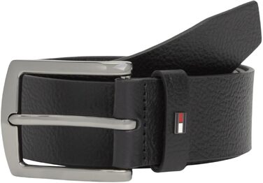 Чоловічий шкіряний ремінь Tommy Hilfiger Fester Gürtel, чорний, розмір 95