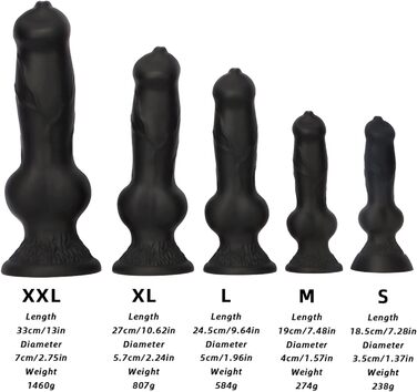 Анальний пробка-дилаттор у вигляді вовка Hrekssi з силікону (XS/S/M/L/XL) для масажу G-Spot та простати