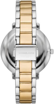 Жіночий годинник Michael Kors Pyper кварцовий, сталевий браслет, сріблясто-золотистий колір