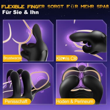 Вібратор для чоловіків Magic Hand: 10 режимів, 10 вібрацій, стимуляція пеніса, сексуальні іграшки для соло-мастурбації