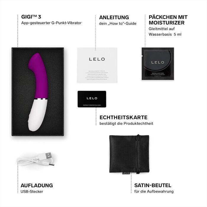 LELO Gigi 3 – Вібратор для жінок з дистанційним керуванням, стимуляція точки G, 8 режимів (Deep Rose)