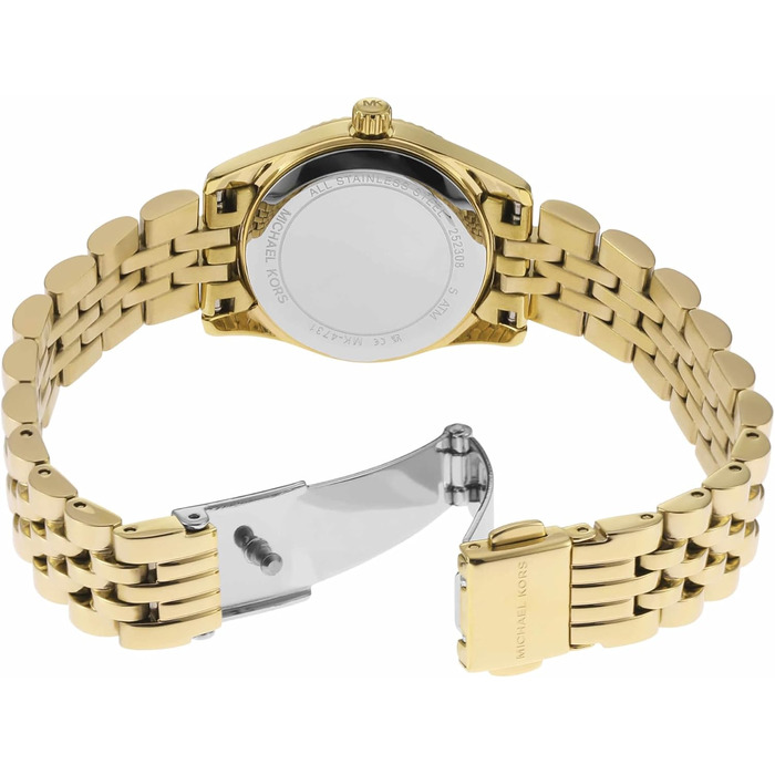 Жіночий годинник Michael Kors Lexington, 26мм, кварцовий механізм, сталевий браслет золотистого кольору