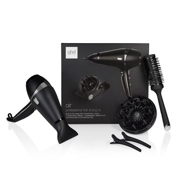 Професійний іонний фен ghd air для швидкого сушіння волосся, чорний (Set Black)