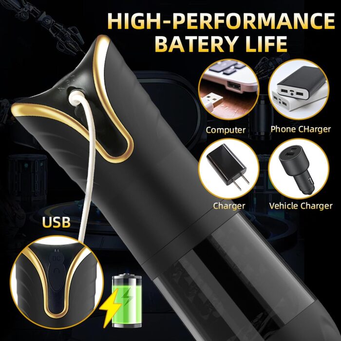 Автоматичний мастурбатор для чоловіків з 4 телескопічними режимами. Іграшка для дорослих, мастурбатор, секс-іграшка для чоловіків