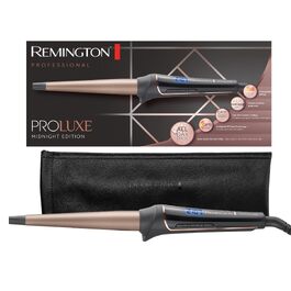 Випрямляч для волосся Remington PROluxe Midnight S9100B з керамічними пластинами 110 мм, цифровим дисплеєм та технологією OPTIheat (150-230°C)