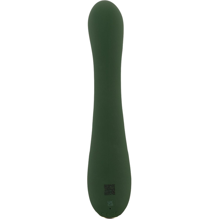 Елегантний вібратор для інтимної стимуляції Rabbit Grün/Gold, 3.0-4.1 см